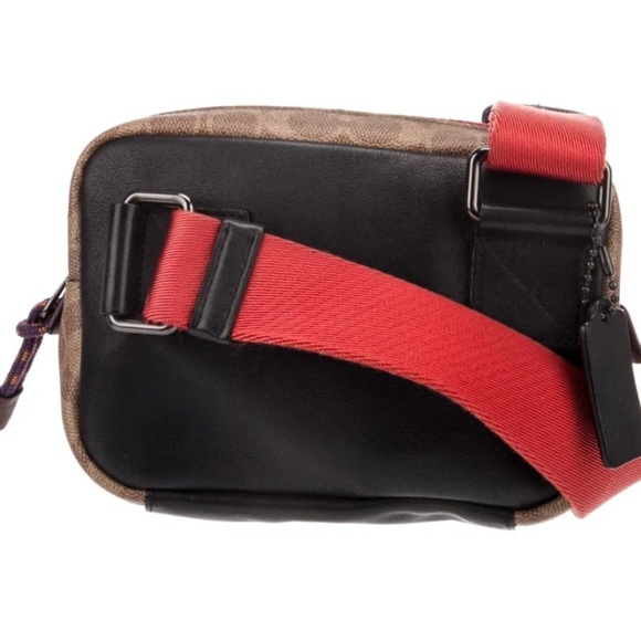 Coach Academy L Pack In Colorblock w/ Signature Print Patch - Picture 7 of 14